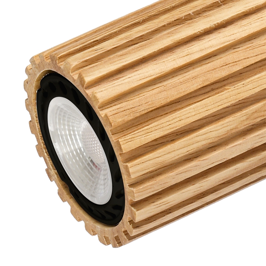 Brilagi - Точечный светильник MODERN WOOD 2xGU10/8W/230V дерево/чёрный