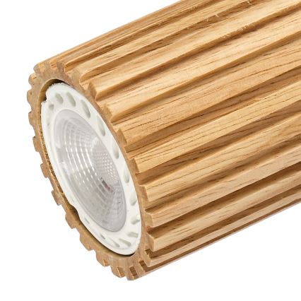 Brilagi - Точечный светильник MODERN WOOD 3xGU10/8W/230V дерево/белый