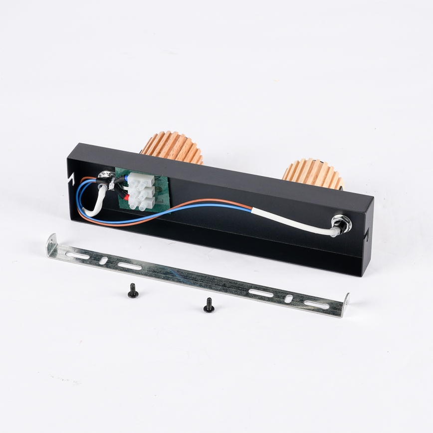 Brilagi - Точечный светильник ODENSE 2xE14/10W/230V дерево/чёрный