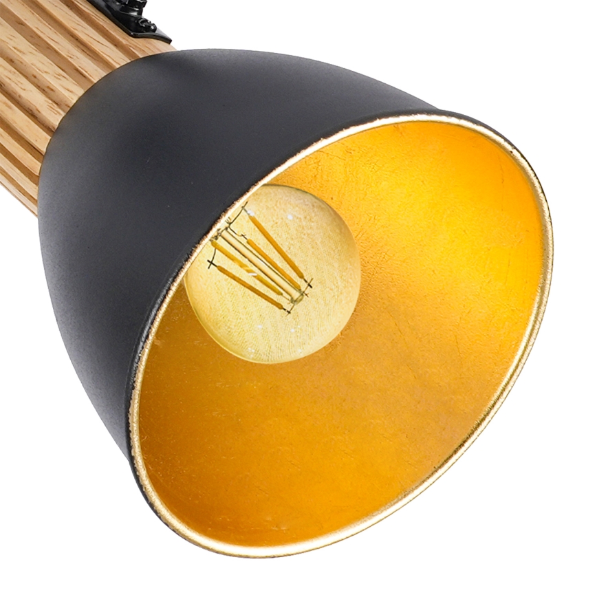 Brilagi - Точечный светильник ODENSE 3xE14/10W/230V дерево/чёрный