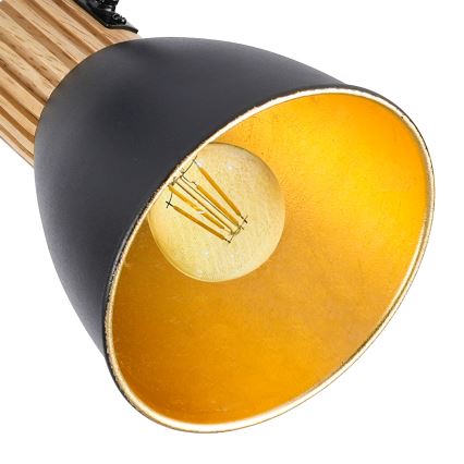 Brilagi - Точечный светильник ODENSE 4xE14/10W/230V деревянный/чёрный