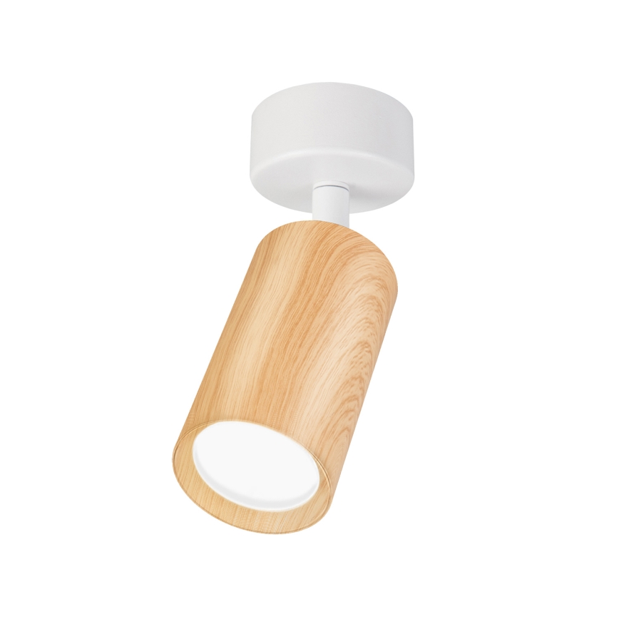 Brilagi - Точечный светильник SELE 1xGU10/30W/230V белый/дубовый декор