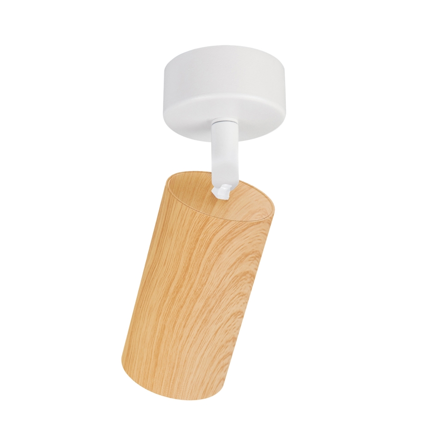 Brilagi - Точечный светильник SELE 1xGU10/30W/230V белый/дубовый декор