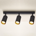 Brilagi - Точечный светильник SELE 3xGU10/30W/230V черный/золотистый
