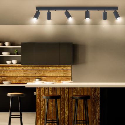 Brilagi - Точечный светильник SELE 6xGU10/30W/230V антрацит