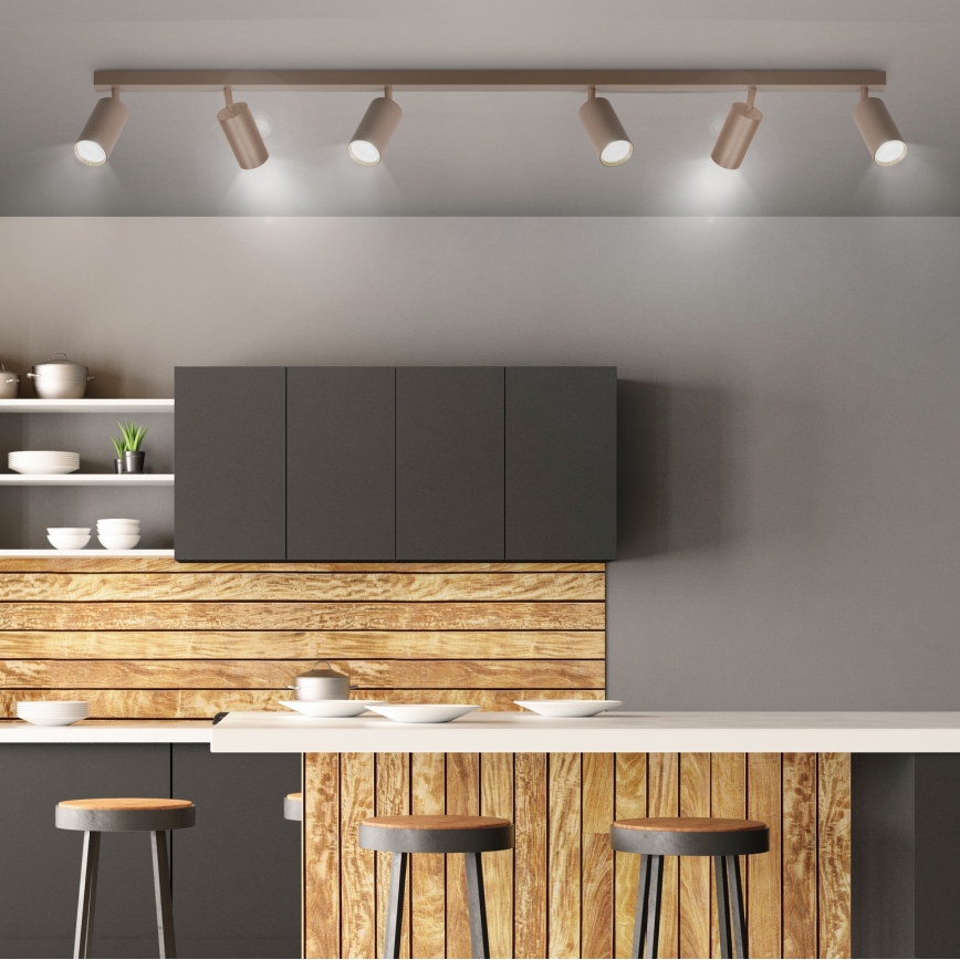 Brilagi - Точечный светильник SELE 6xGU10/30W/230V бежевый