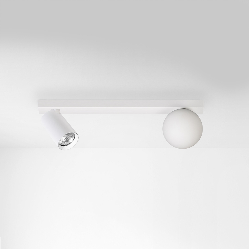 Brilagi - Точечный светильник SELE BALL 1xGU10/30W/230V + 1xG9/10W белый