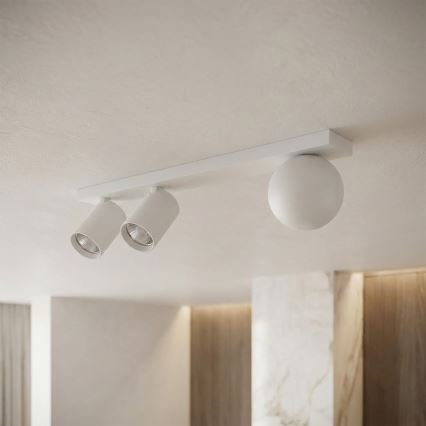 Brilagi - Точечный светильник SELE BALL 2xGU10/30W/230V + 1xG9/10W белый