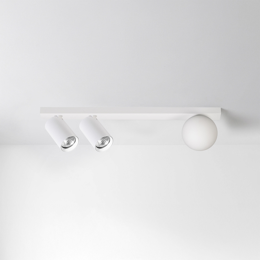 Brilagi - Точечный светильник SELE BALL 2xGU10/30W/230V + 1xG9/10W белый