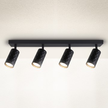 Brilagi - точечный светильник SELE DIAMANT 4xGU10/30W/230V черный