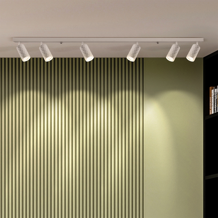 Brilagi - Точечный светильник SELE DIAMANT 6xGU10/30W/230V белый