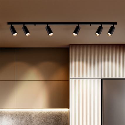 Brilagi - Точечный светильник SELE DIAMANT 6xGU10/30W/230V чёрный