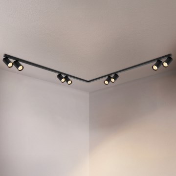 Brilagi - Точечный светильник SELE LONG 8xGU10/30W/230V черный