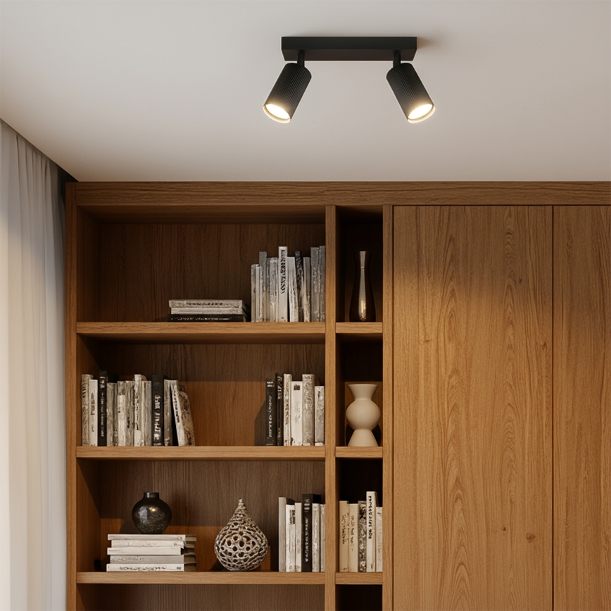 Brilagi - Точечный светильник SELE MODERN 2xGU10/30W/230V черный