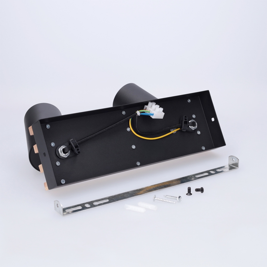 Brilagi - Точечный светильник SELE WOOD ACOUSTIC 2xGU10/30W/230V чёрный/дерево