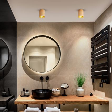 Brilagi - Точечный светильник TRINE 1xGU10/30W/230V дубовый декор