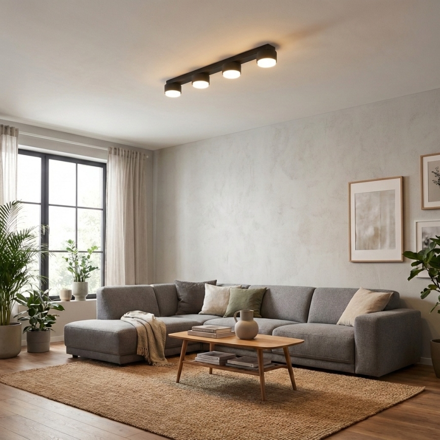 Brilagi - Точковий світильник 4xGX53/12W/230V чорний