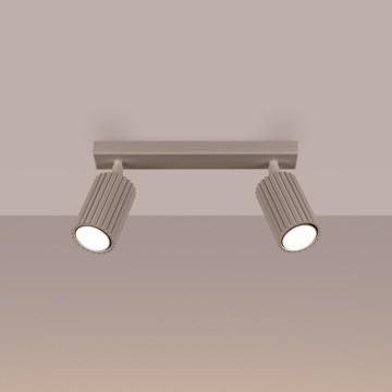 Brilagi - Точковий світильник CRESTO 2xGU10/10W/230V taupe