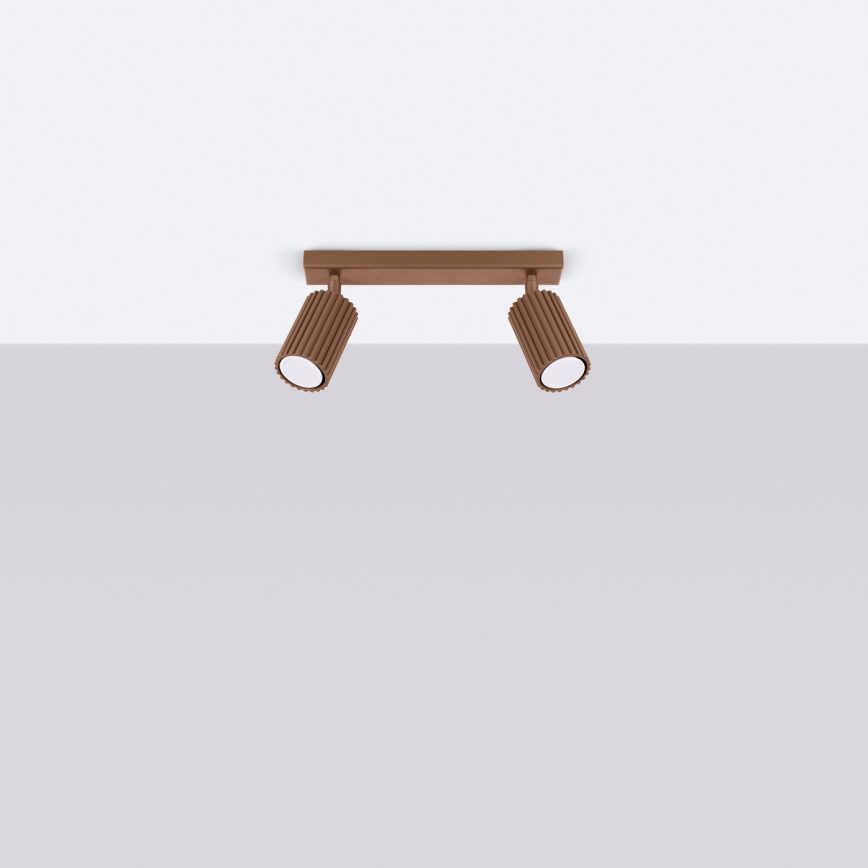 Brilagi - Точковий світильник CRESTO 2xGU10/10W/230V коричневий