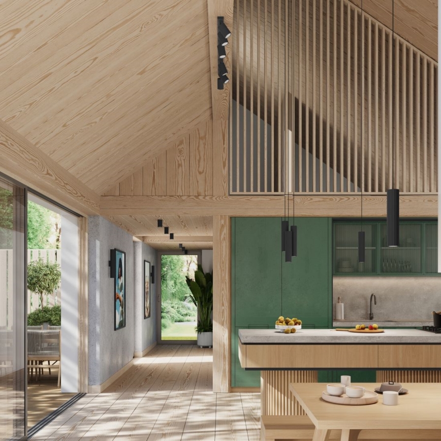 Brilagi - Точковий світильник CRESTO 6xGU10/10W/230V чорний