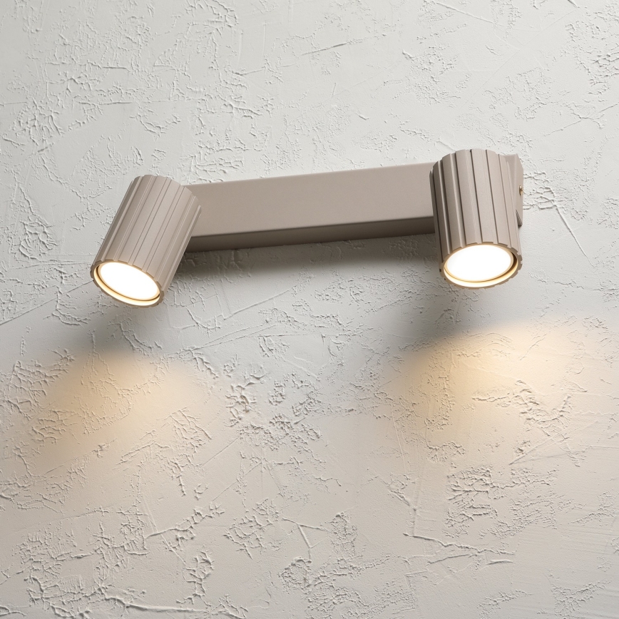 Brilagi - Точковий світильник CRISPINA 2xGU10/10W/230V бежевий