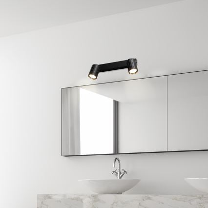 Brilagi - Точковий світильник CRISPINA 2xGU10/10W/230V чорний