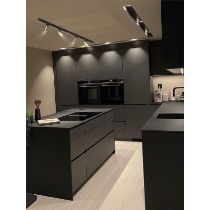 Brilagi - Точковий світильник для шинної системи HUSKY 4xGU10/10W/230V чорний/золотий