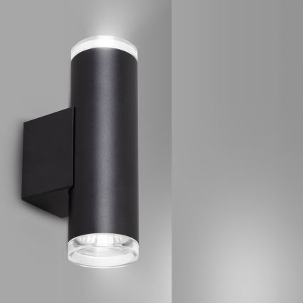 Brilagi - Настінний точковий світильник для ванної кімнати SELE AQUA 2xGU10/30W/230V IP44 чорний