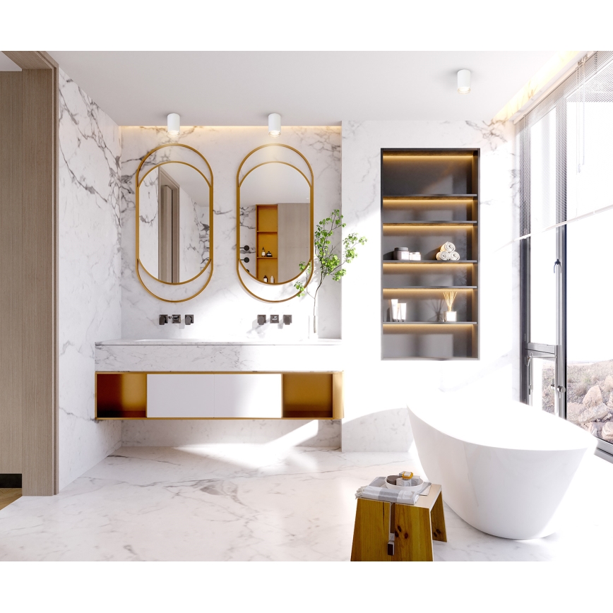 Brilagi - Точковий світильник для ванної кімнати SELE 1xGU10/30W/230V IP44 білий