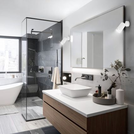 Brilagi - Точковий світильник для ванної кімнати SELE 1xGU10/30W/230V IP44 білий