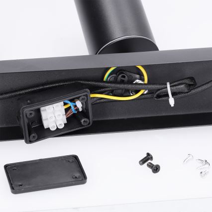 Brilagi - Точковий світильник для ванної кімнати SELE 3xGU10/30W/230V IP44 чорний