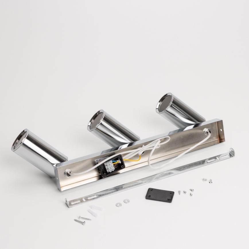 Brilagi - Точковий світильник для ванної кімнати SELE 3xGU10/30W/230V IP44 глянцевий хром