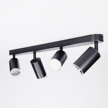 Brilagi - Точковий світильник для ванної кімнати SELE 4xGU10/30W/230V IP44 чорний