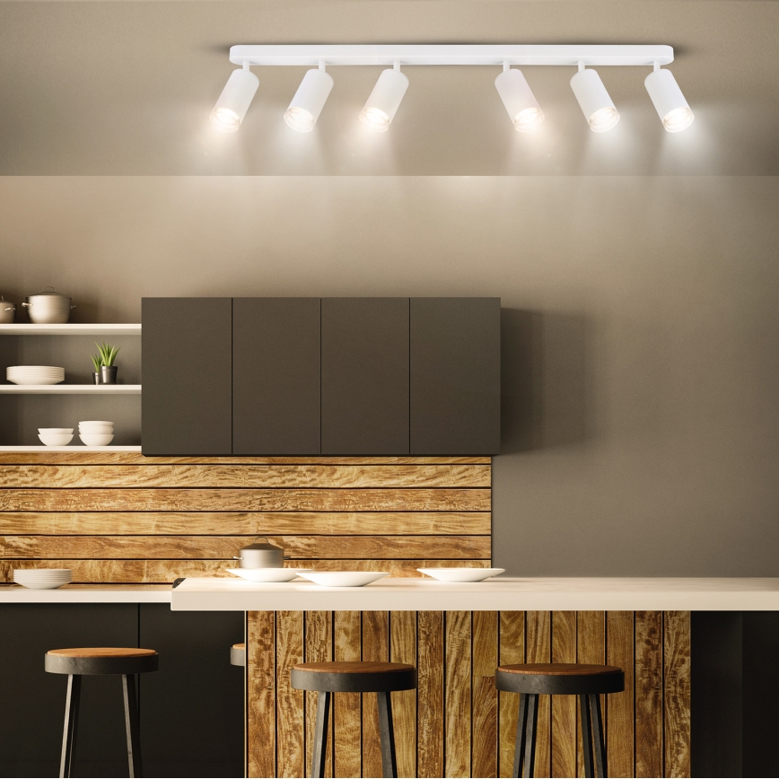 Brilagi - Точковий світильник для ванної кімнати SELE 6xGU10/30W/230V IP44 білий