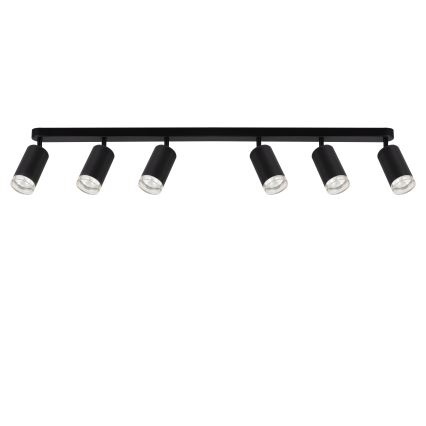 Brilagi - Точковий світильник для ванної кімнати SELE 6xGU10/30W/230V IP44 чорний