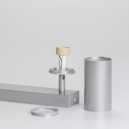 Brilagi - Точковий світильник для ванної кімнати SELE 6xGU10/30W/230V IP44 срібний