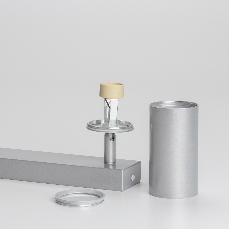 Brilagi - Точковий світильник для ванної кімнати SELE 6xGU10/30W/230V IP44 срібний