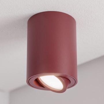 BRILAGI - Точковий світильник MIA 1xGU10/30W/230V 100x80 mm бордовий