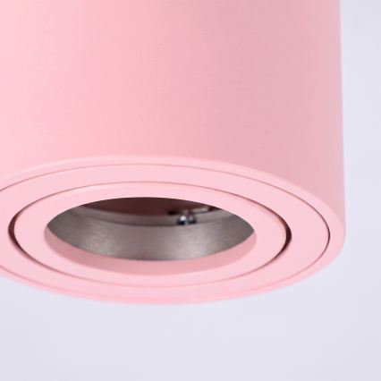 BRILAGI - Точковий світильник MIA 1xGU10/30W/230V 100x80 mm рожевий