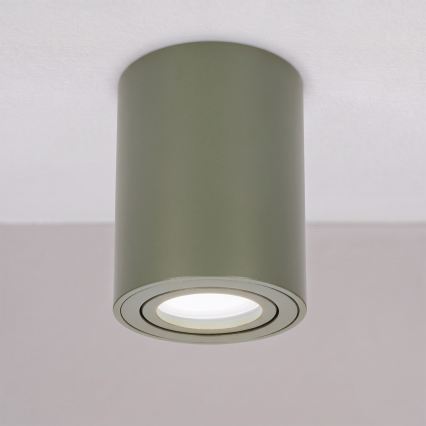 BRILAGI - Точковий світильник MIA 1xGU10/30W/230V 100x80 mm темно-зелений