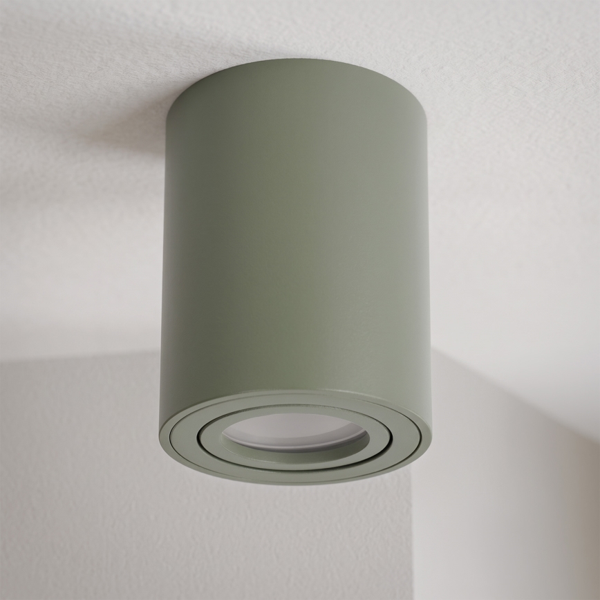 BRILAGI - Точковий світильник MIA 1xGU10/30W/230V 100x80 mm темно-зелений