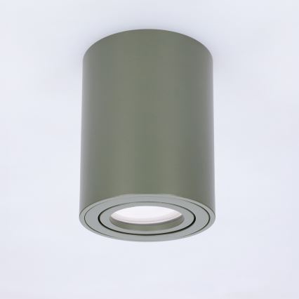 BRILAGI - Точковий світильник MIA 1xGU10/30W/230V 100x80 mm темно-зелений