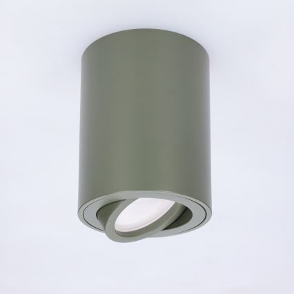 BRILAGI - Точковий світильник MIA 1xGU10/30W/230V 100x80 mm темно-зелений