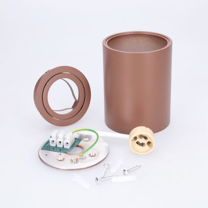 BRILAGI - точковий світильник MIA 1xGU10/30W/230V 100x80 mm коричневий