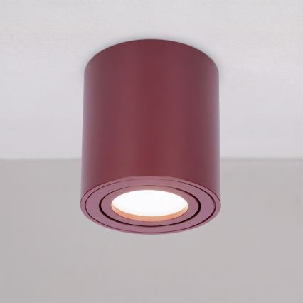 BRILAGI - Точковий світильник MIA 1xGU10/30W/230V 84x80 mm бордовий