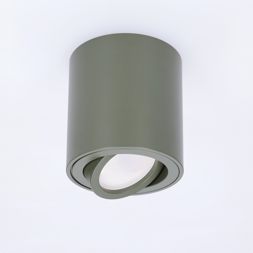 BRILAGI - Точковий світильник MIA 1xGU10/30W/230V 84x80 mm темно-зелений