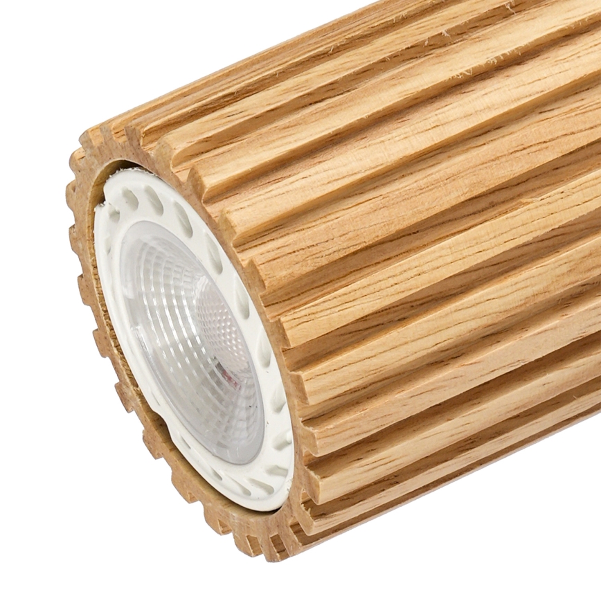 Brilagi - Точковий світильник MODERN WOOD 4xGU10/8W/230V дерев'яний/білий