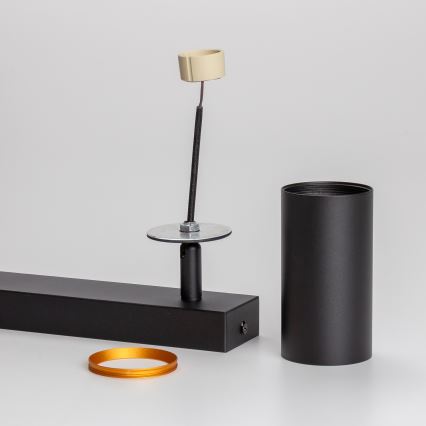 Brilagi - Точковий світильник SELE 2xGU10/30W/230V чорний/золотий