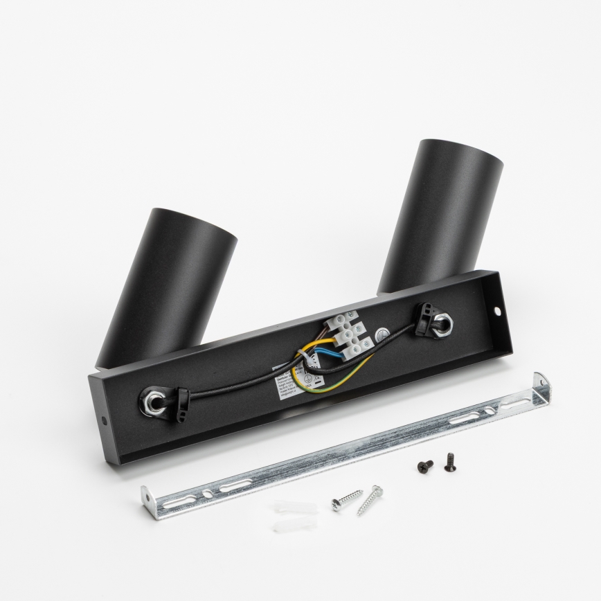 Brilagi - Точковий світильник SELE 2xGU10/30W/230V чорний/золотий