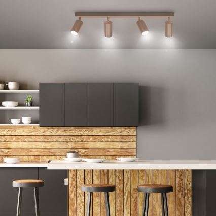 Brilagi - Точковий світильник SELE 4xGU10/30W/230V бежевий